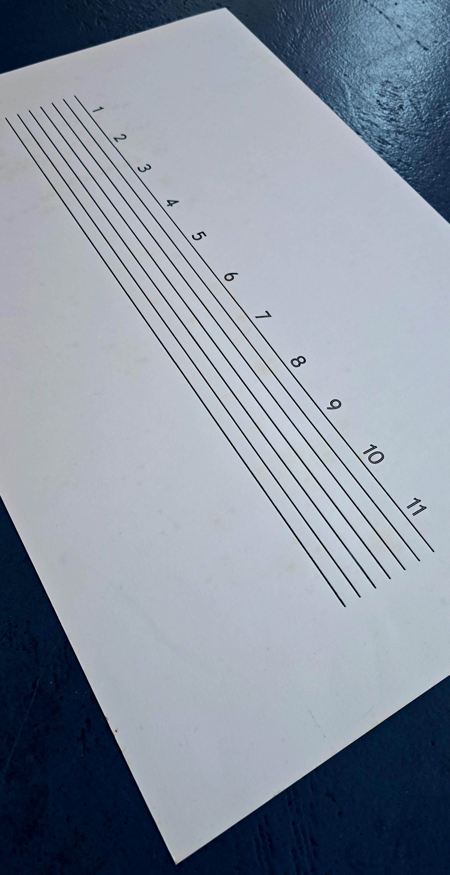 1 2 3 4 5 6 7 8 9 10 11 (Minimal, Abstrakt, Uecker, Geometrisch) (Minimalistisch), Print, von Ben Joosten