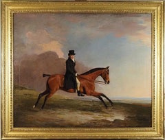 A gentleman on a bay horse