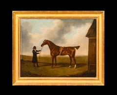 Portrait de « Diomed » et de son propriétaire, Sir Thomas Charles Bunbury, 6e baronnet, vers 1780