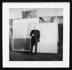 "Mark Rothko 1961" Iconic Abstract Expressionist Artist Photograph by Ben Martin
