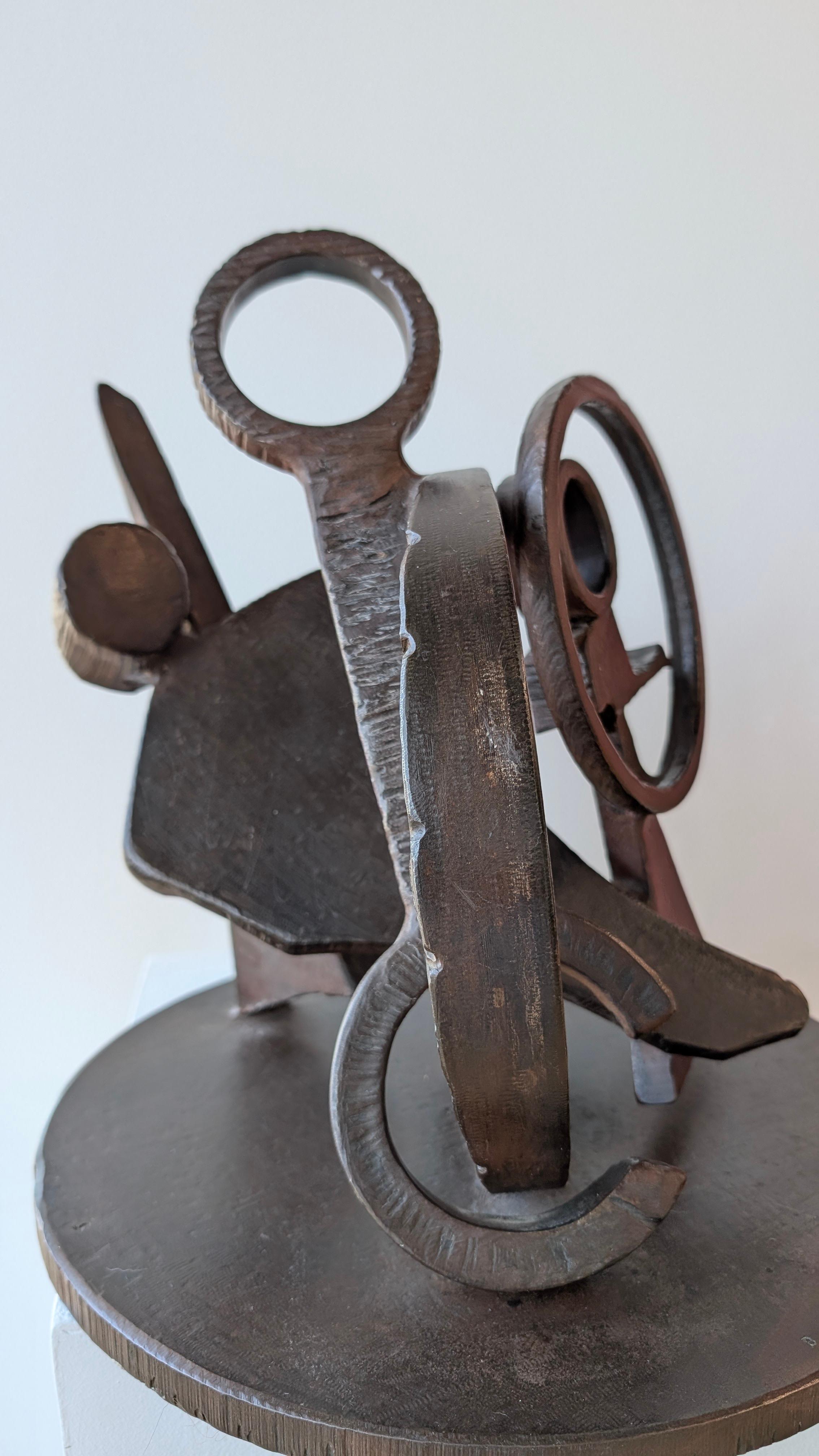 Ben McLeod (b. 1948, Aberdeen, Scotland) is a preeminent Canadian sculptor whose over five-decade practice is characterized by a profoundly self-propelled trajectory and the cultivation of a unique, potent visual language. Born in Scotland and