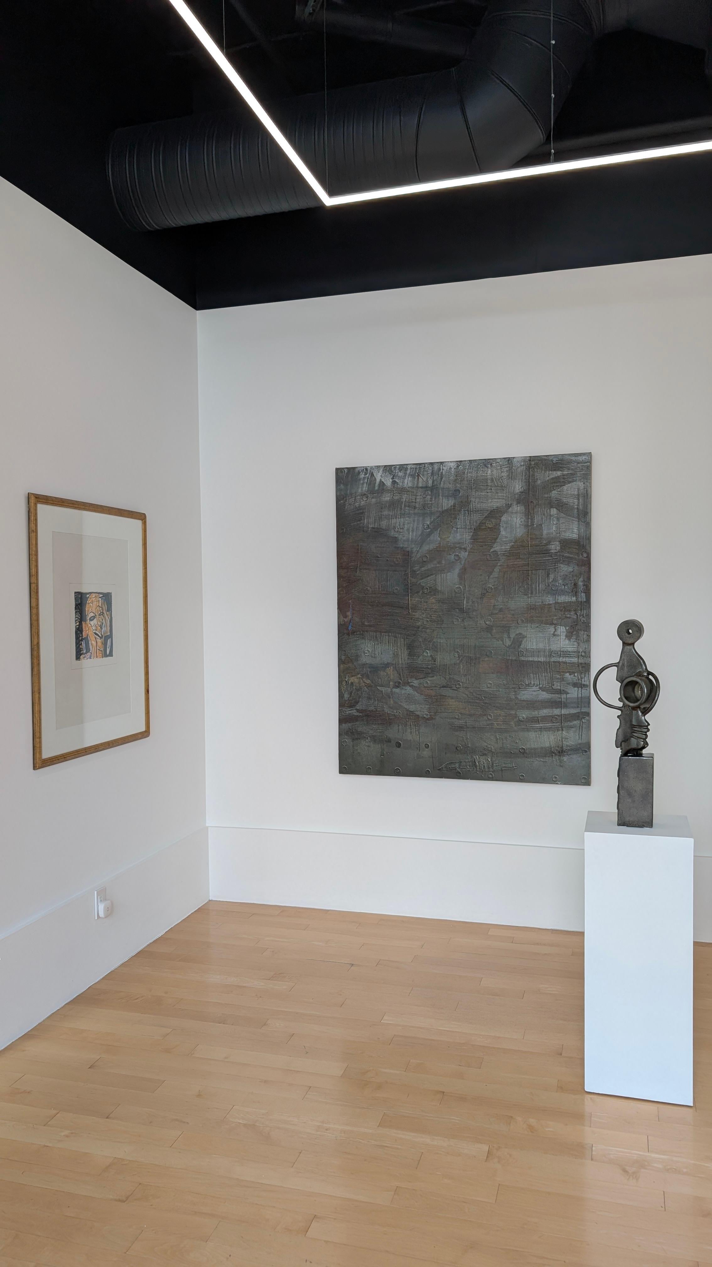 Untitled - Gray Abstract Sculpture by Ben McLeod