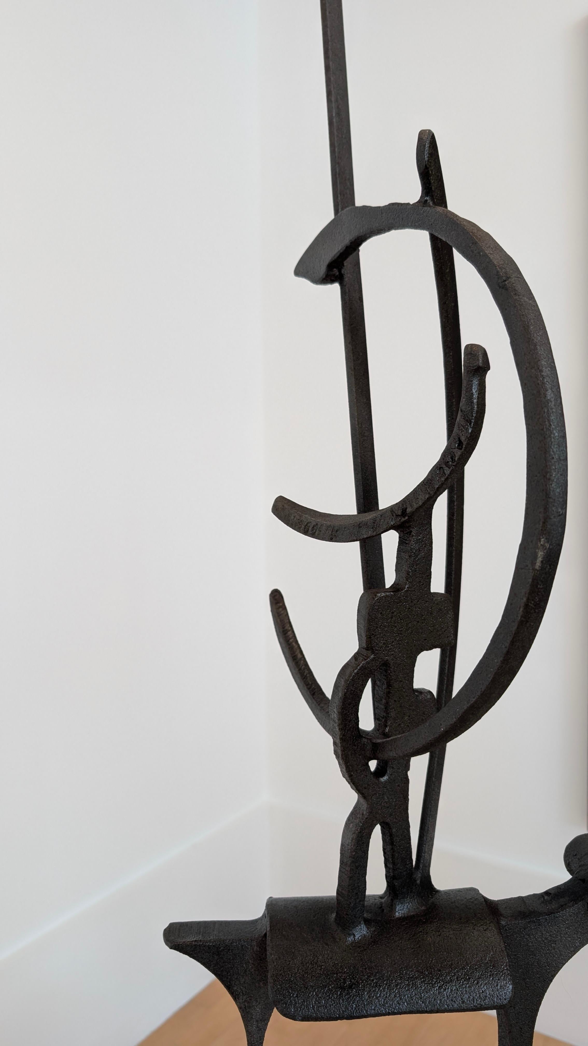 Ben McLeod (b. 1948, Aberdeen, Scotland) is a preeminent Canadian sculptor whose over five-decade practice is characterized by a profoundly self-propelled trajectory and the cultivation of a unique, potent visual language. Born in Scotland and