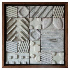 Ben Medansky, Composition II, Ceramic Wall Sculpture 