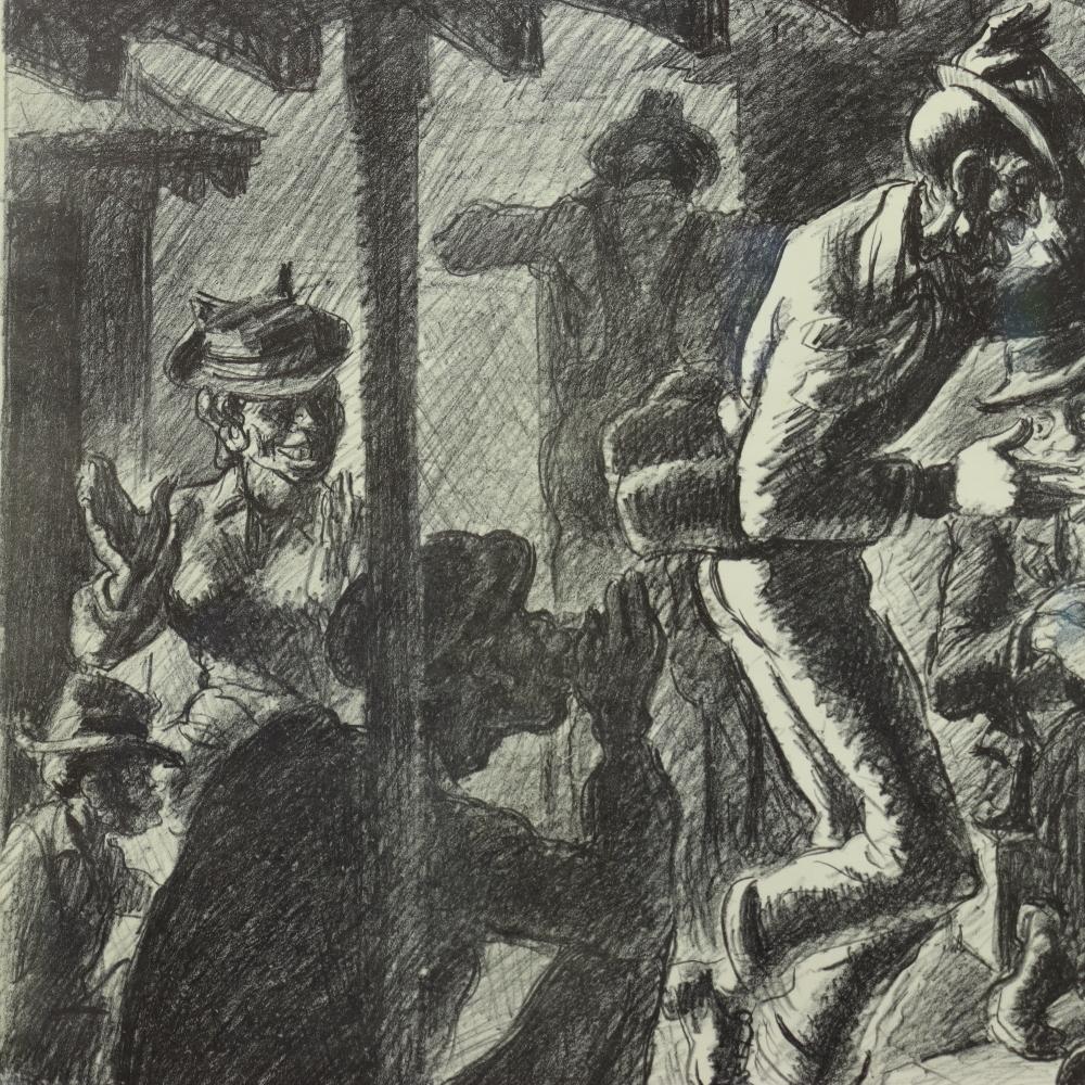 20th Century Ben Messick Lithograph 