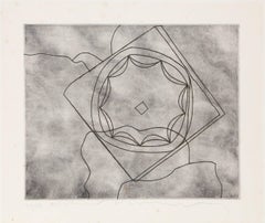 Olympia Fragment (LaFranca 9), Minimalist Etching by Ben Nicholson