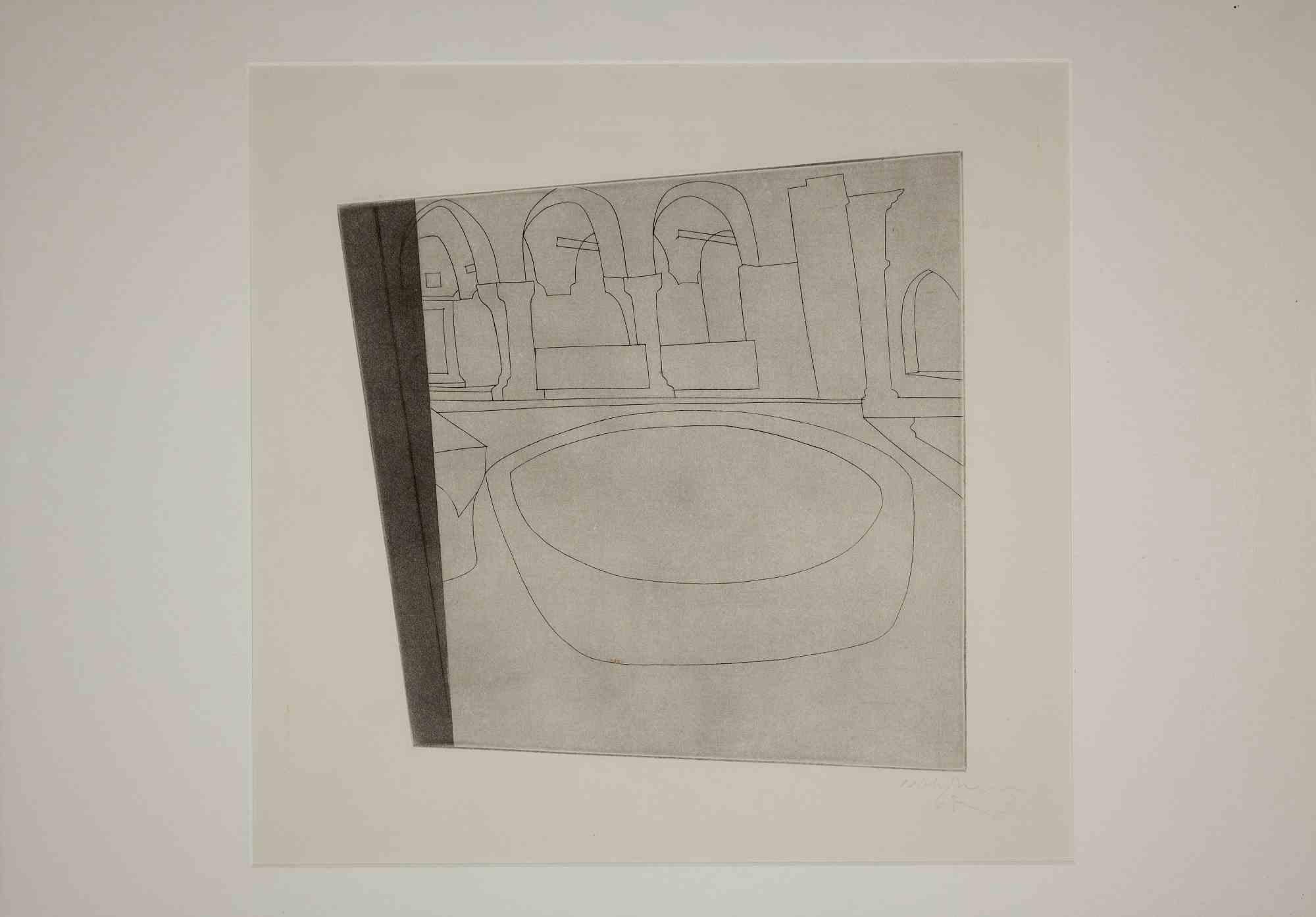 Gravure de Torcello II par Ben Nicholson, 1967 en vente 1