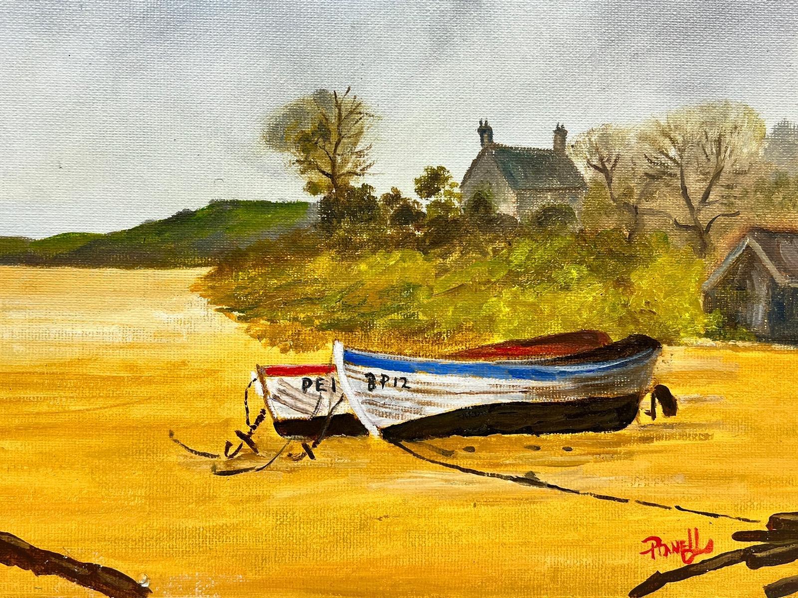 Boats on the Beach
by Ben George Powell, British contemporary artist
signed
acrylic on board stuck on wood, unframed
canvas: 16 x 20 inches
provenance: private collection of this artists work, UK
The painting is in very good and presentable
