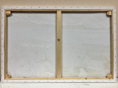 Contemporary British Acrylic Painting Long Horned Highland Cattle Scotland