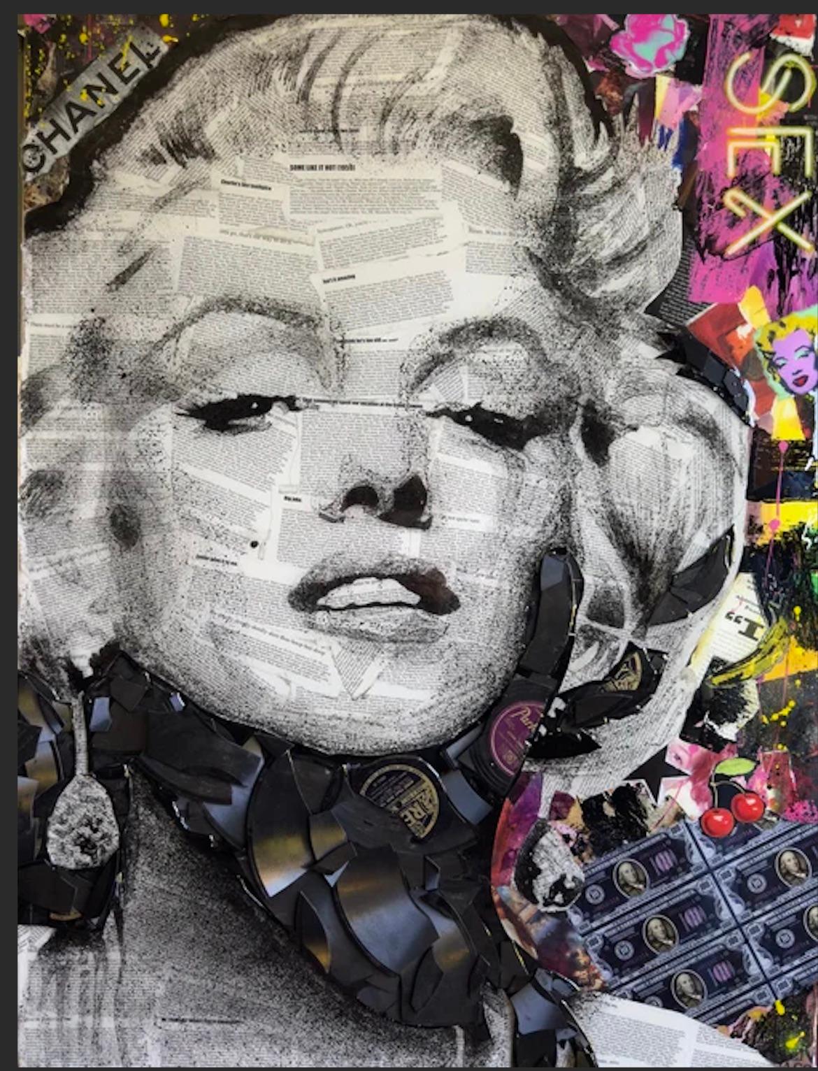 Portrait Print Ben Riley - La « robe platine » de Marilyn Monroe