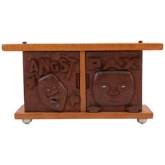 Vintage Ben Rouzie 'Angst Pax' Studio Crafted Chest