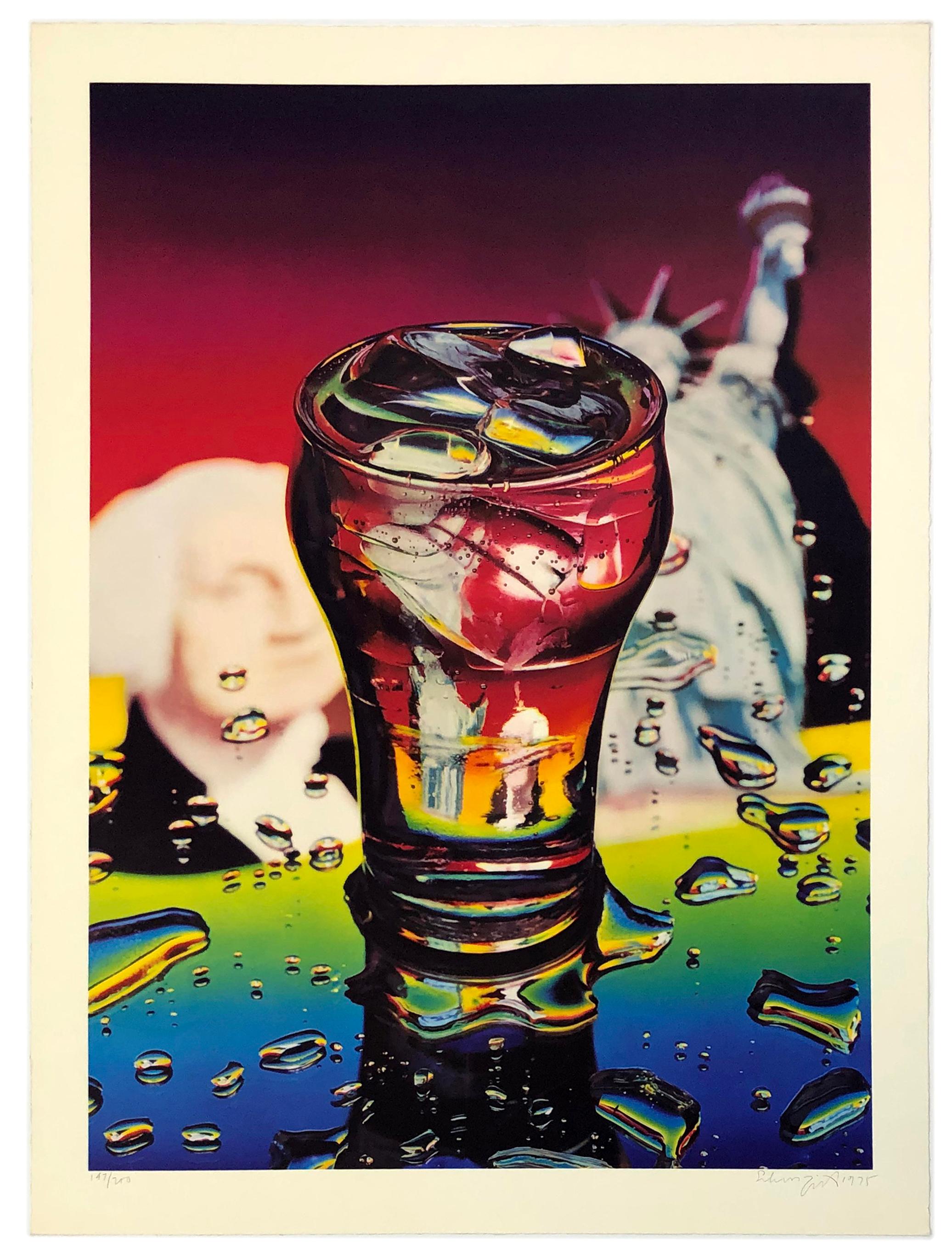 Ben Schonzeit Abstract Print - Yankee Flame