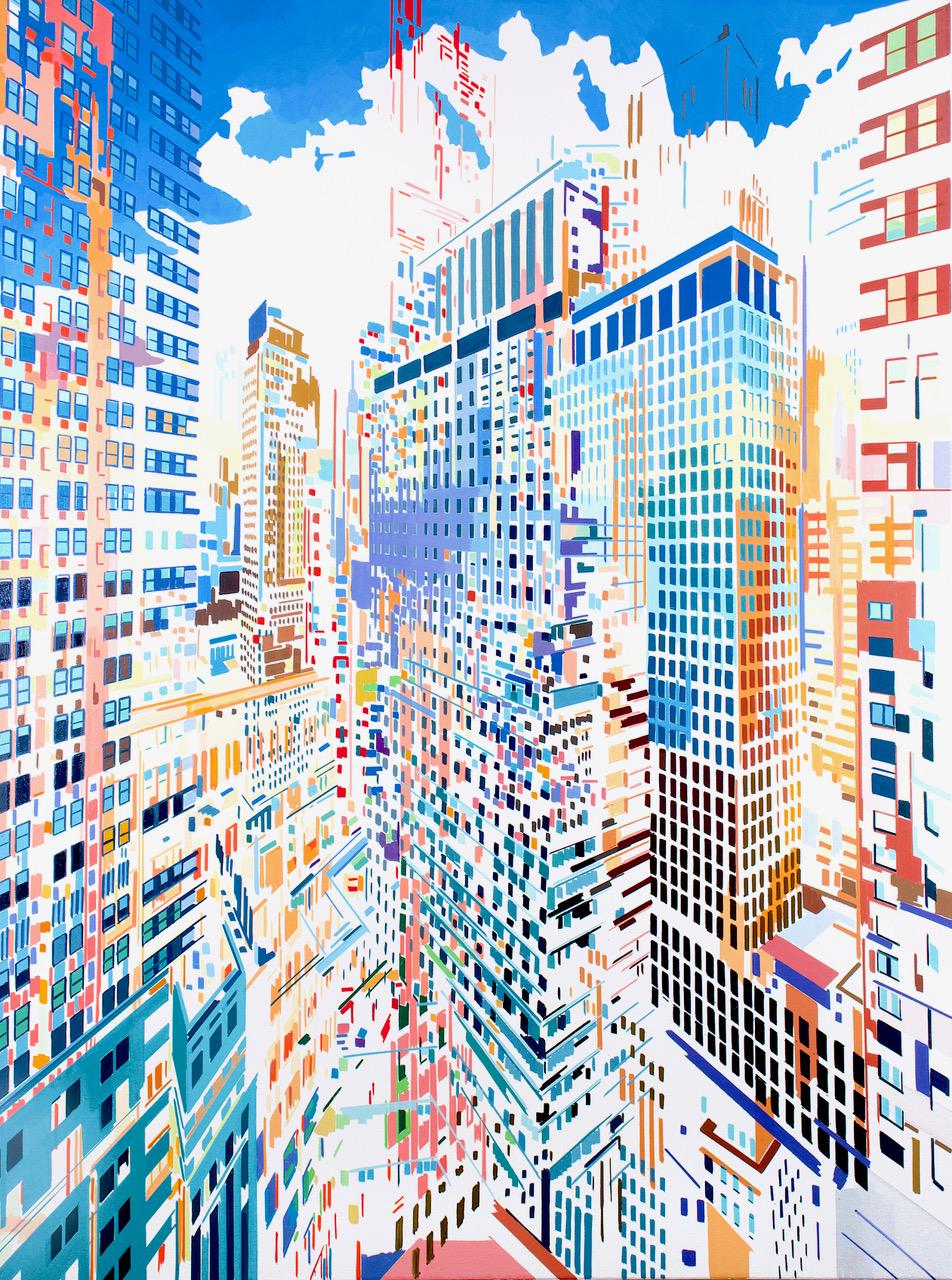 Abstract Painting de Ben Schwab - Contrapeso