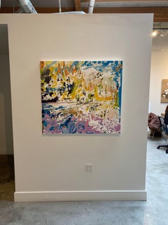 Espansione: Pittura a olio su tela, Paesaggio contemporaneo, anni 2010, Nuovo, 26x40