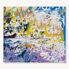 Expansion: Oil Painting on Canvas, Contemporary Landscape, 2010s, New, 26x40