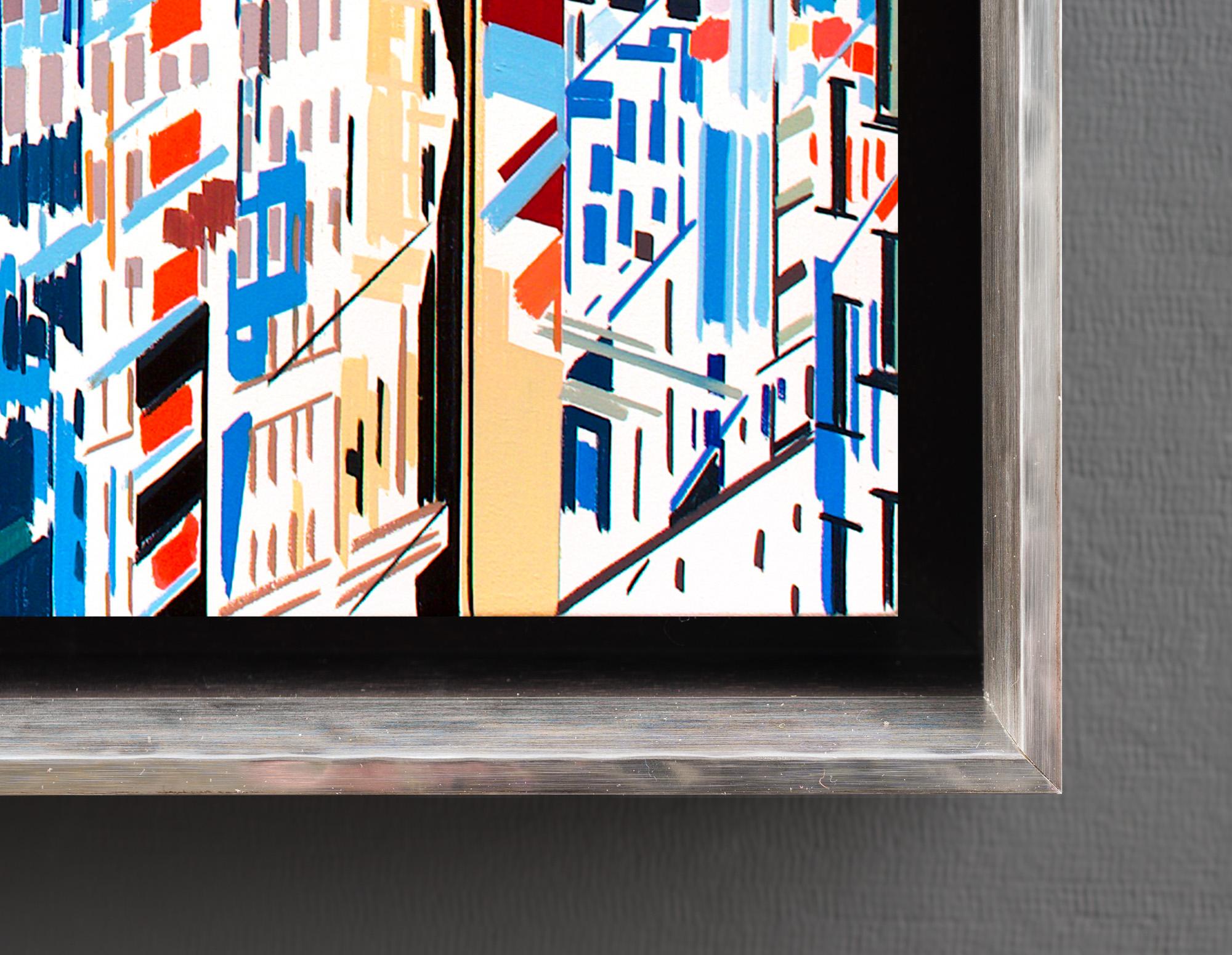 Questo pezzo è incorniciato. Il prezzo riflette il pezzo incorniciato. Dimensioni senza cornice: 39,75 X 49,75 pollici.

I concetti di 