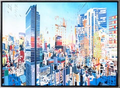 "Genesis" Dimensional Cityscape with Vibrant Color
