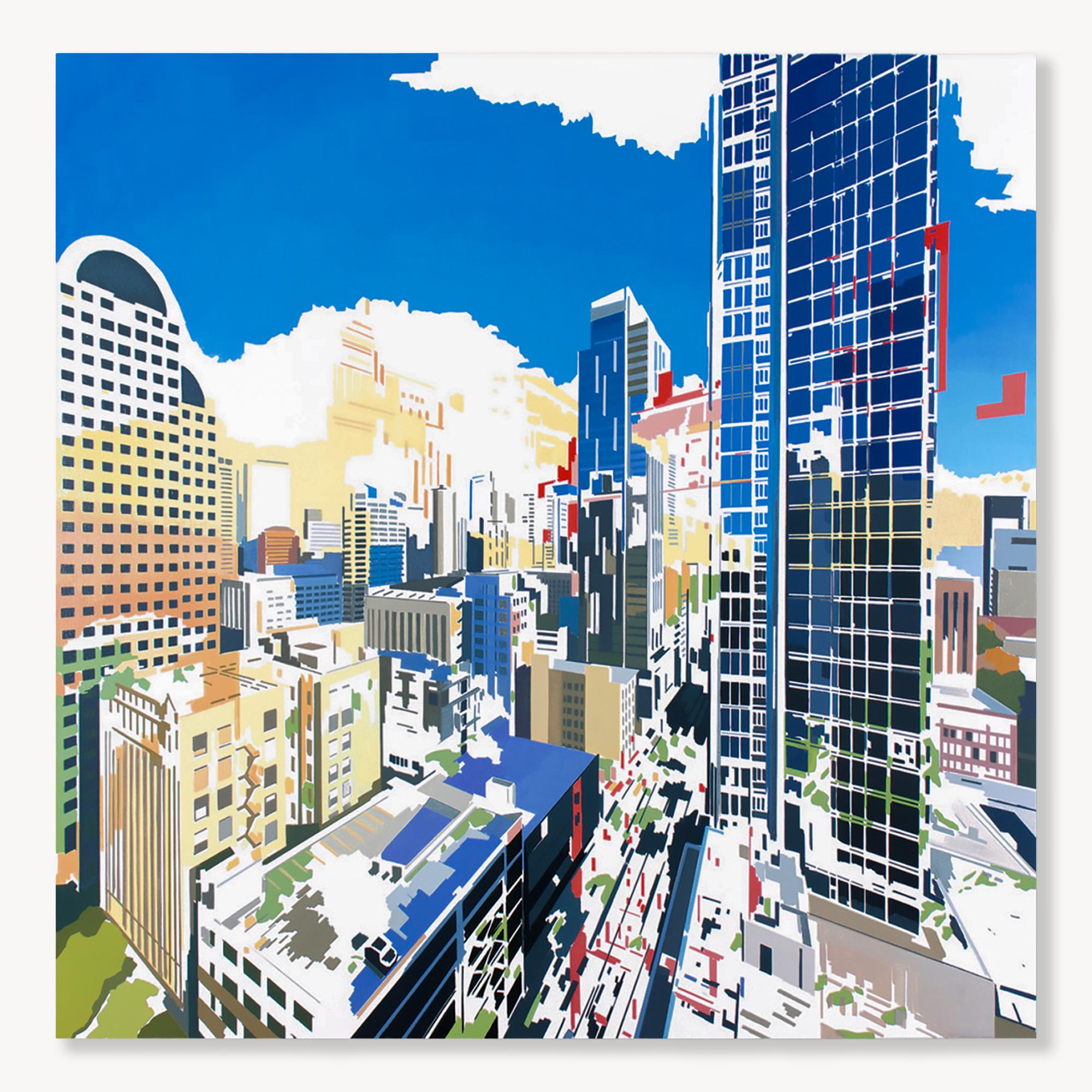 Obscurity: Oil Painting on Canvas, Landscape, 2010s, New, 48x48