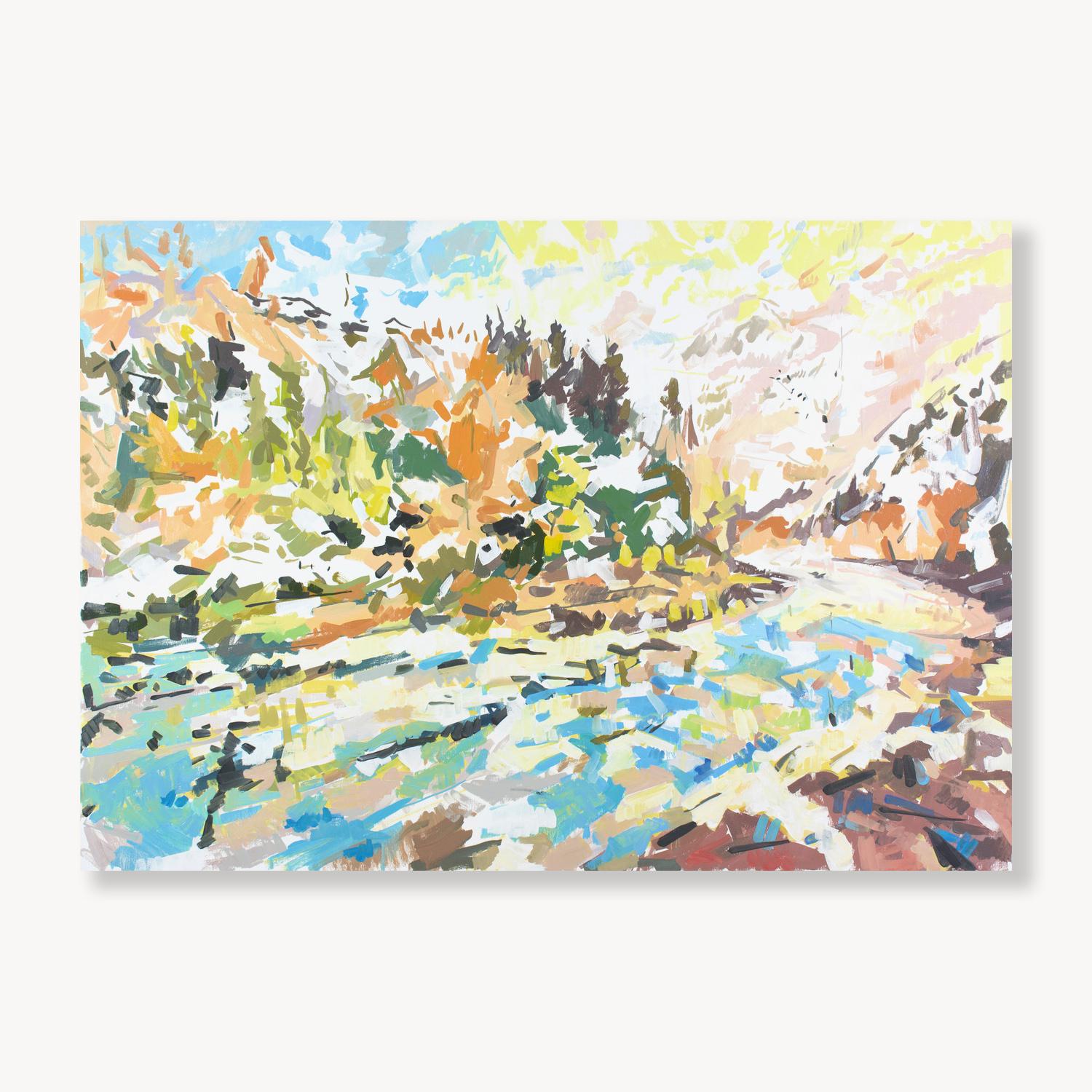 Ben Schwab Landscape Painting - Reverie: Oil Painting on Canvas, Landscape, 2010s, New, 42x60