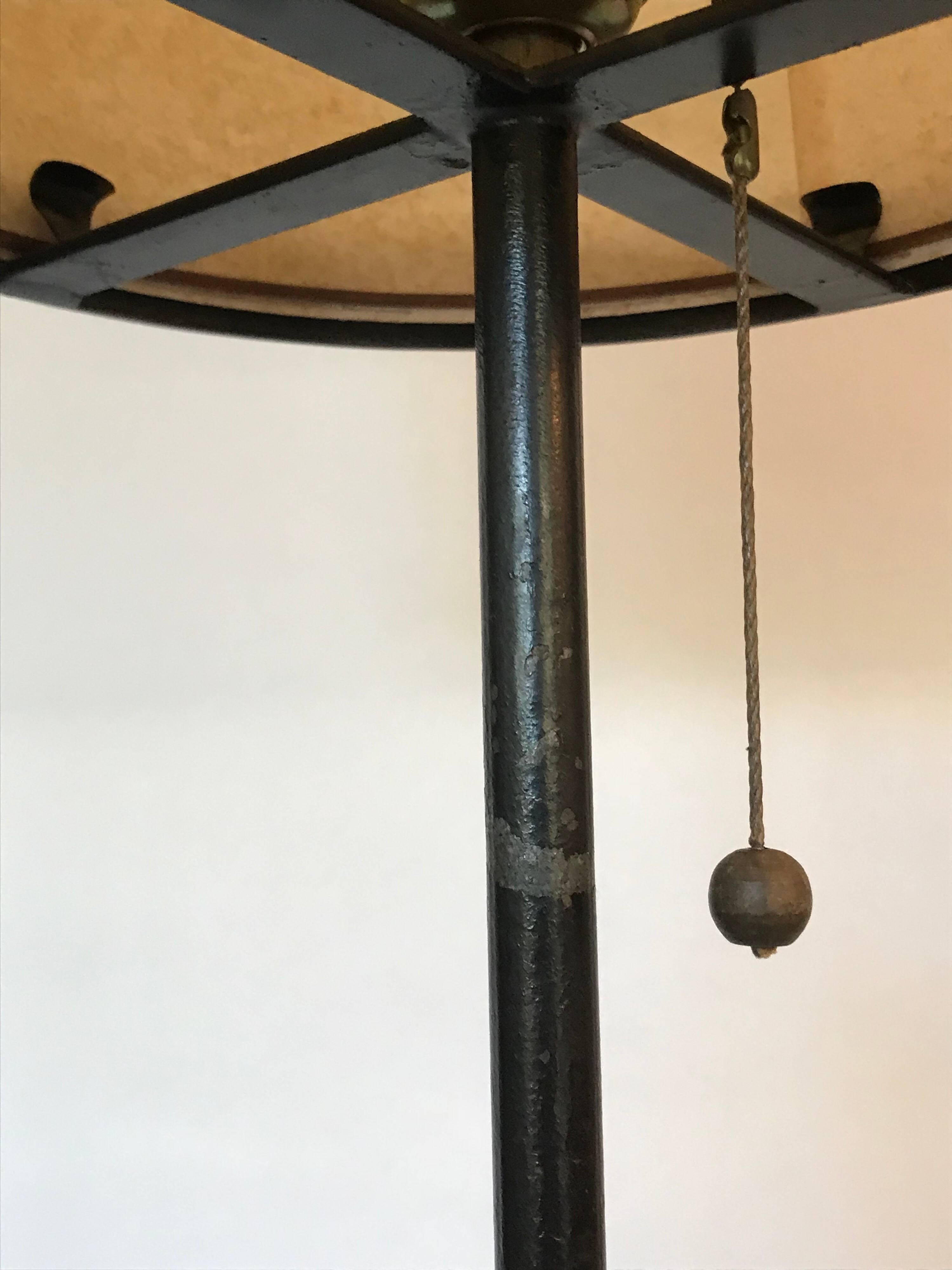 Modern Ben Seibel Iron Lamp