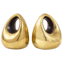 Ben Seibel Bookends, Brass Orb