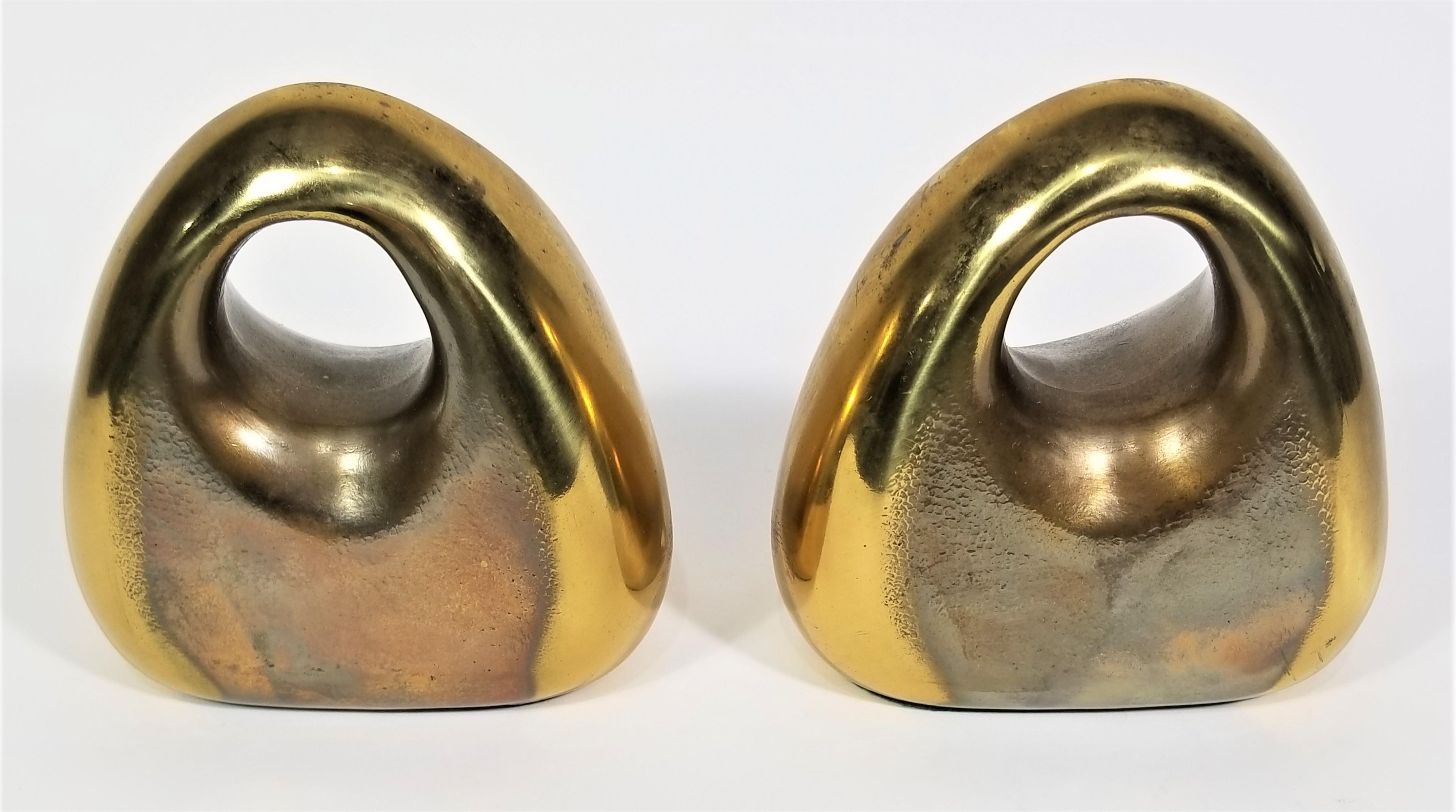 Brass Ben Seibel Bookends Mid Century 1960s For Sale