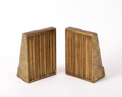 Ben Seibel Brass "Keys" Bookends, USA 1950's