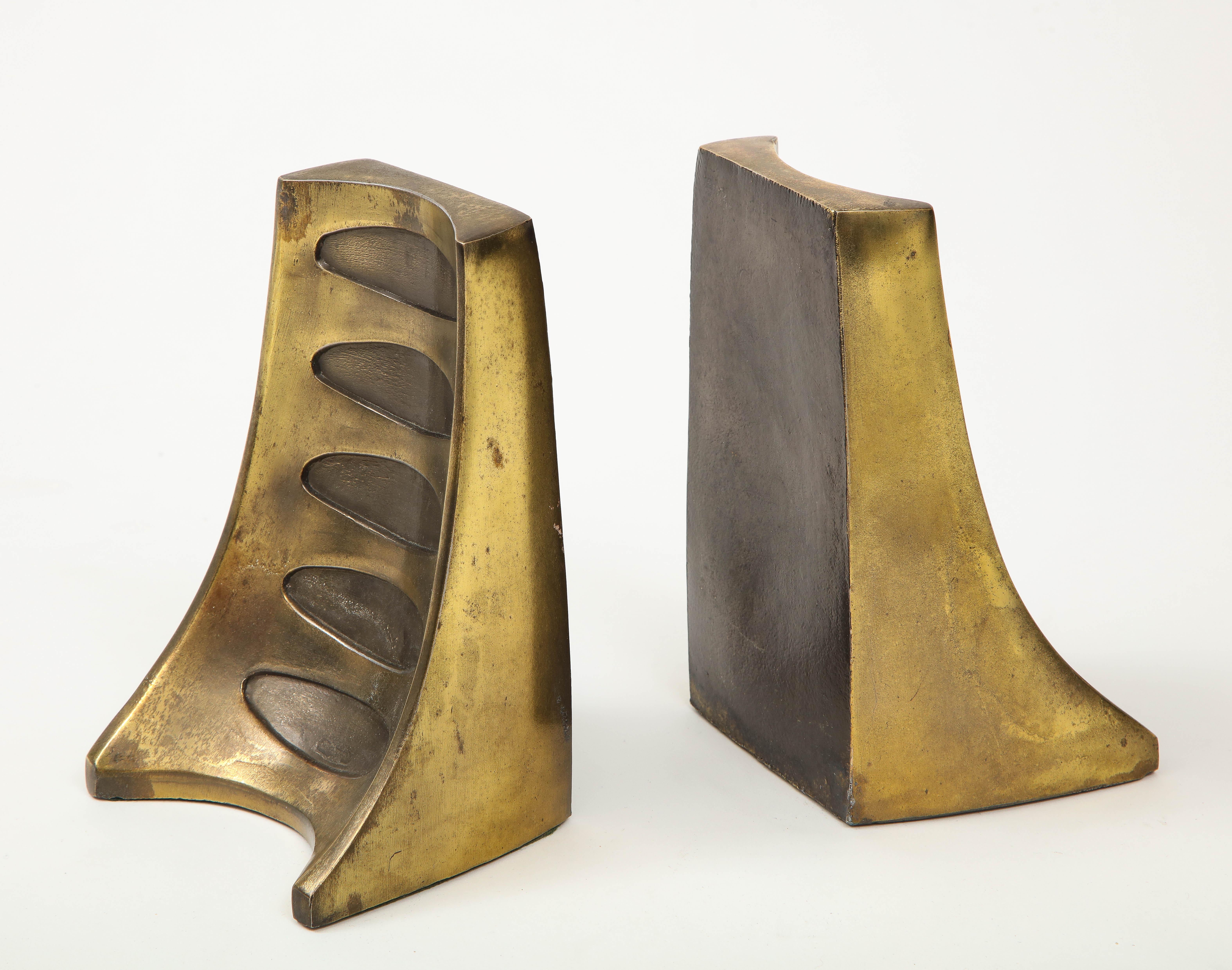 Mid-Century Modern Ben Seibel Bronze Bookends