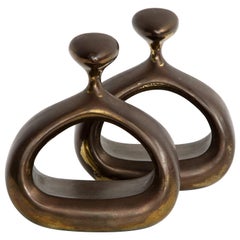 Ben Seibel Bronze Bookends