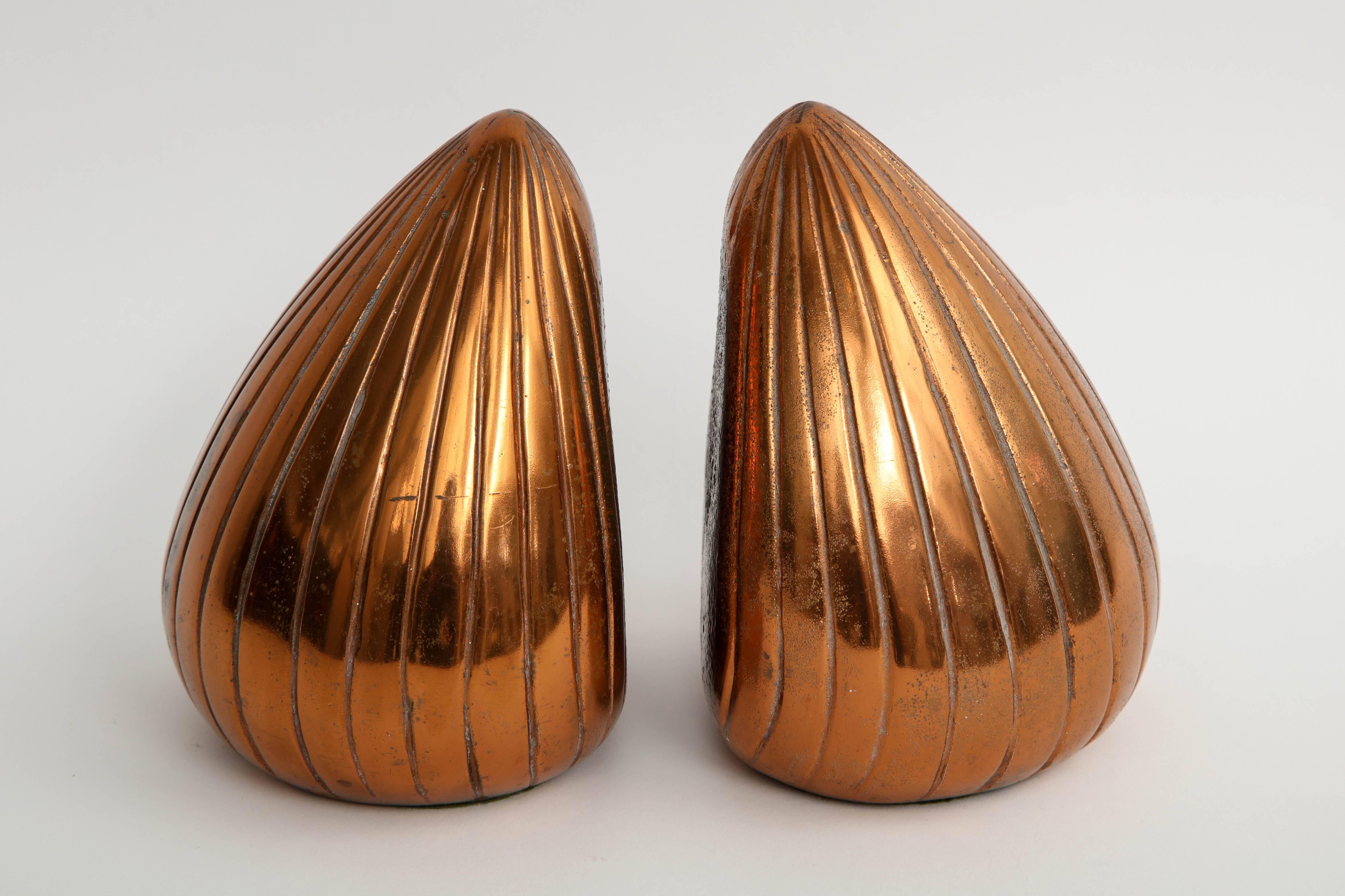 Mid-Century Modern Ben Seibel Copper Bookends