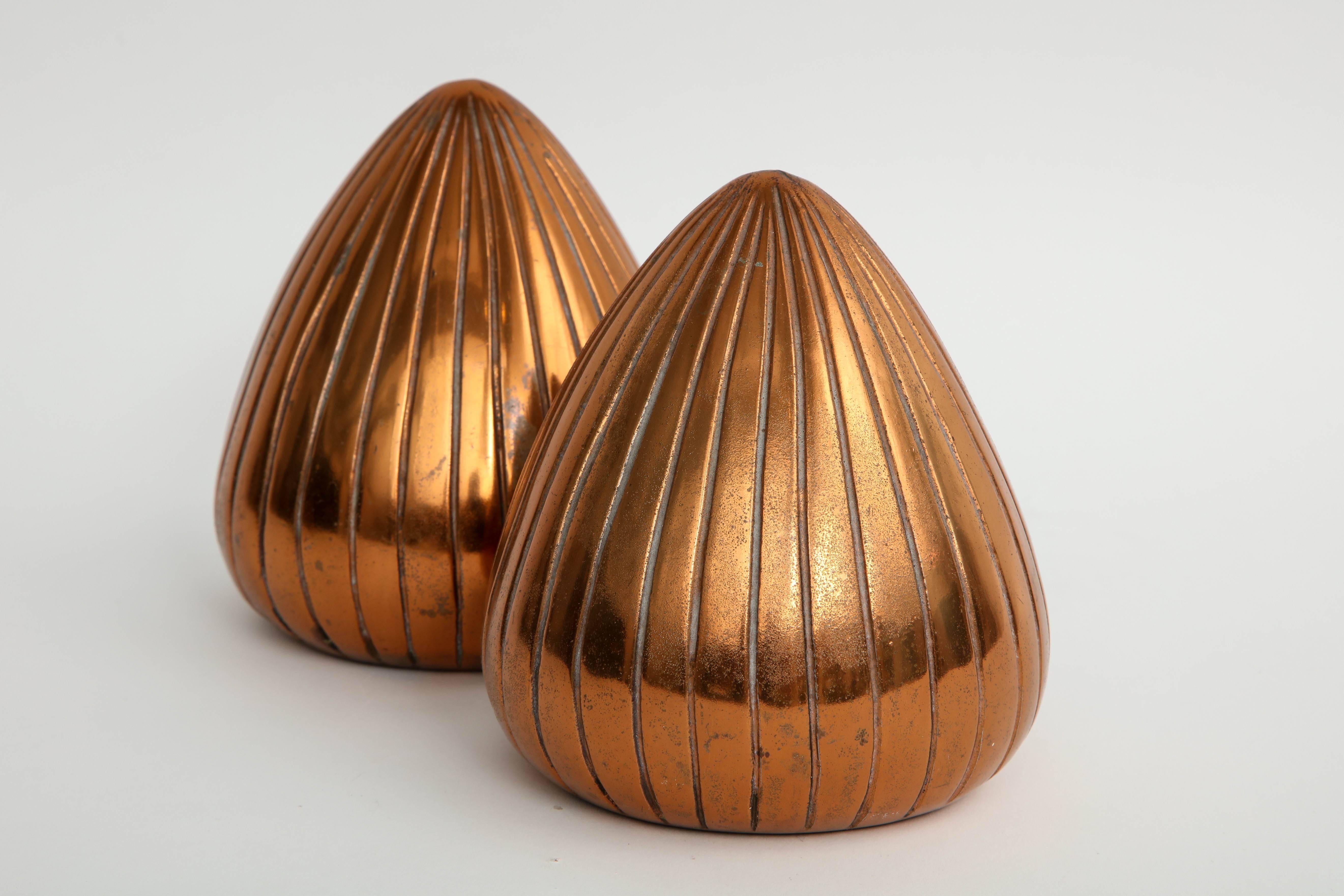 20th Century Ben Seibel Copper Bookends