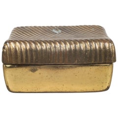 Retro Ben Seibel for Jenfred Ware Copper Plate Trinket Box, circa 1960