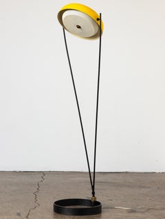 Ben Seibel for Raymor Perforated Metal Iron Model 5007 Flexlight Floor Lamp