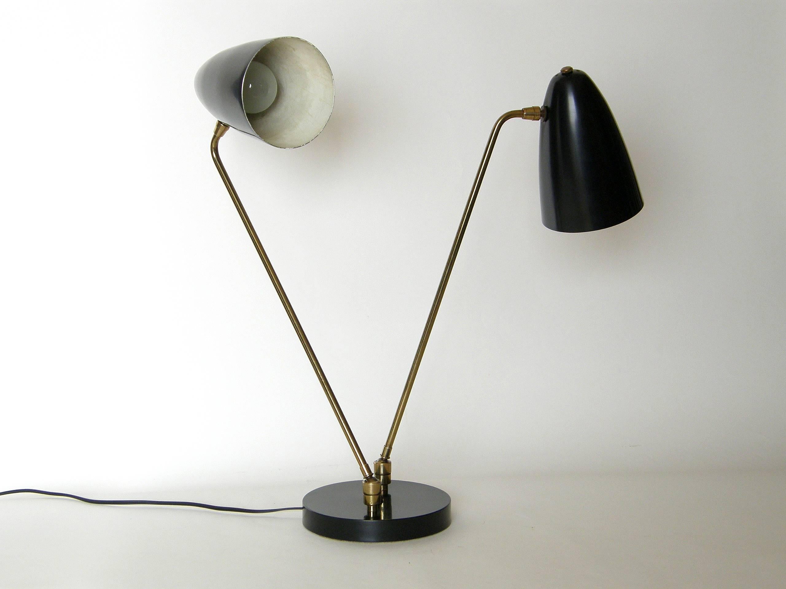 American Ben Seibel for Raymor Two Shade Table Lamp