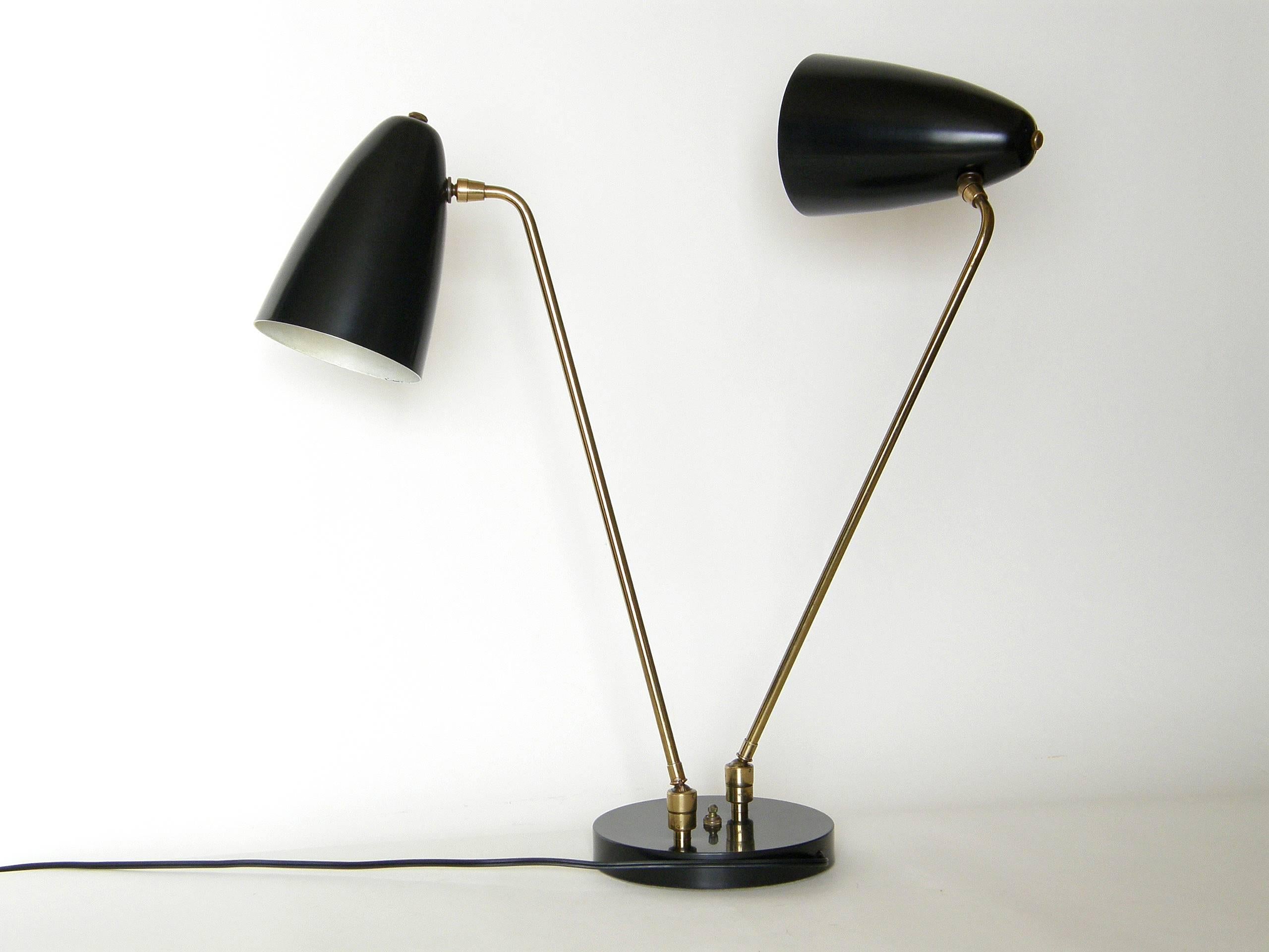 Ben Seibel for Raymor Two Shade Table Lamp 2