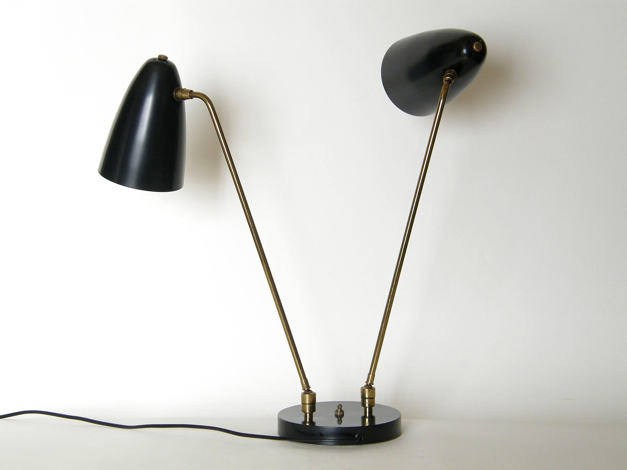 Ben Seibel for Raymor Two Shade Table Lamp 3