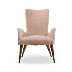 Ben Seibel Mid Century Envoy Nussbaum Lounge Stuhl