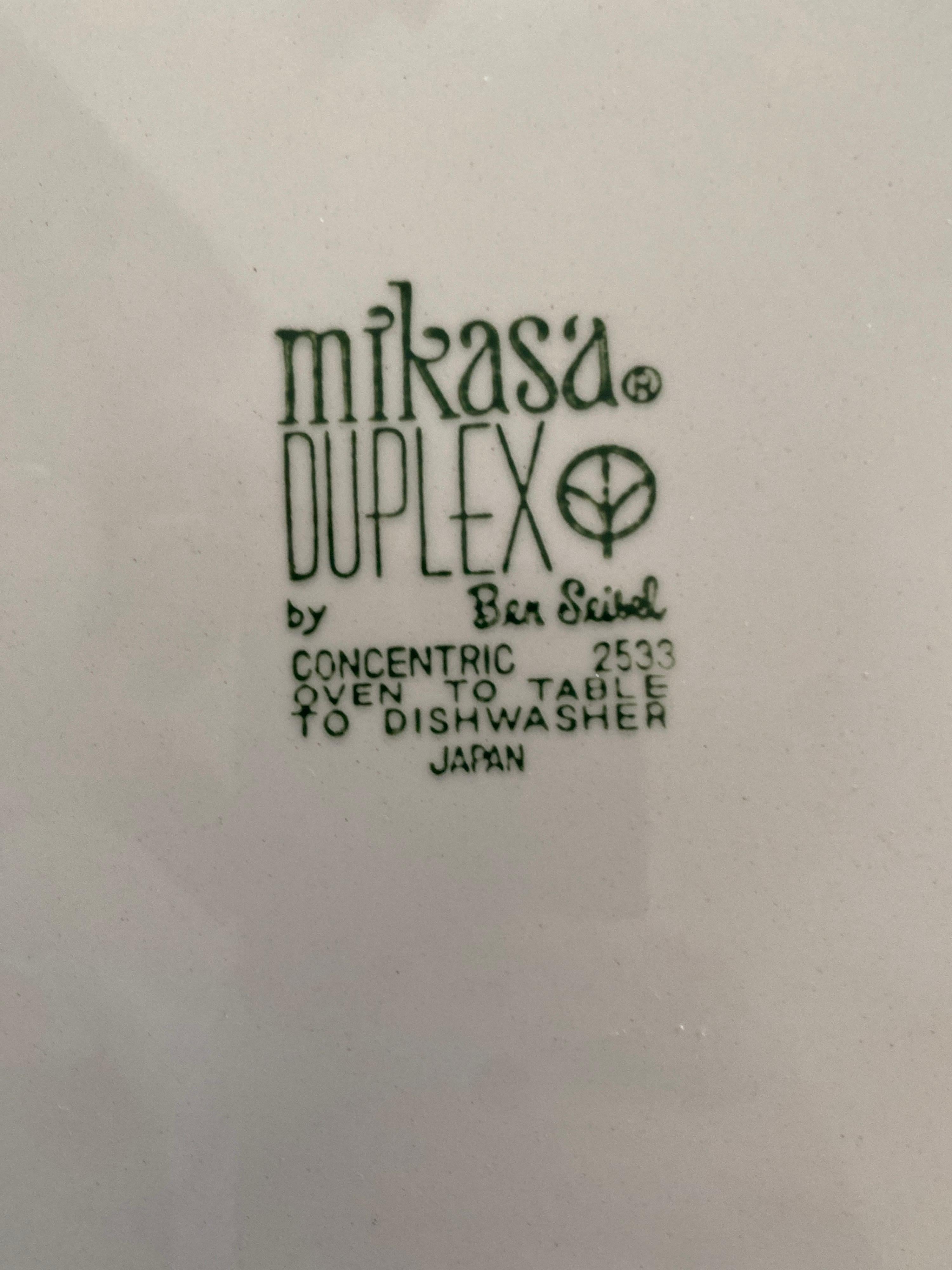 Ben Seibel Mikasa Duplex-Servierteller (Nordamerikanisch)