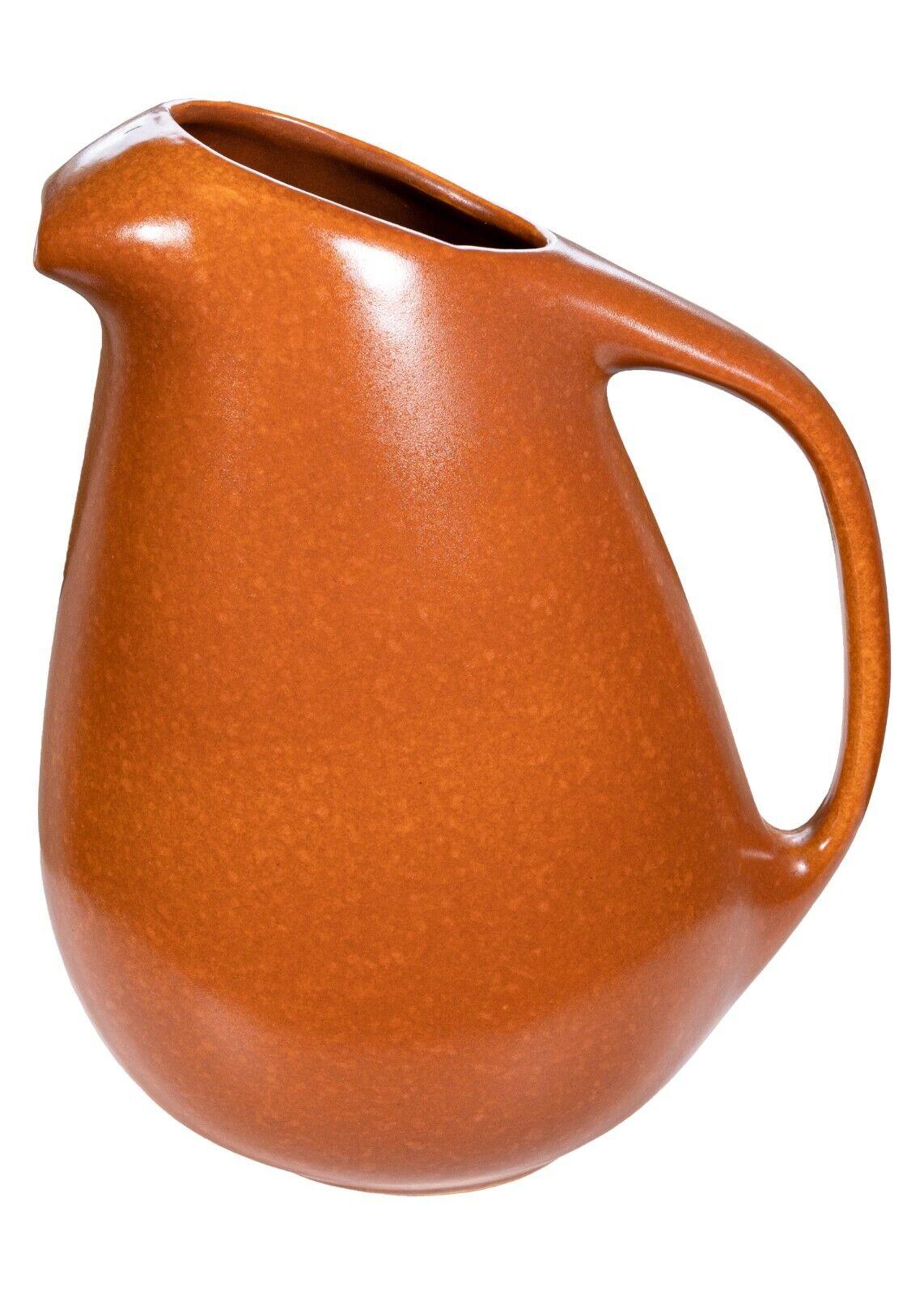 Ben Seibel Raymor Roseville Terra Cotta Tilting Coffee Pot, Pitcher, & Mugs 1