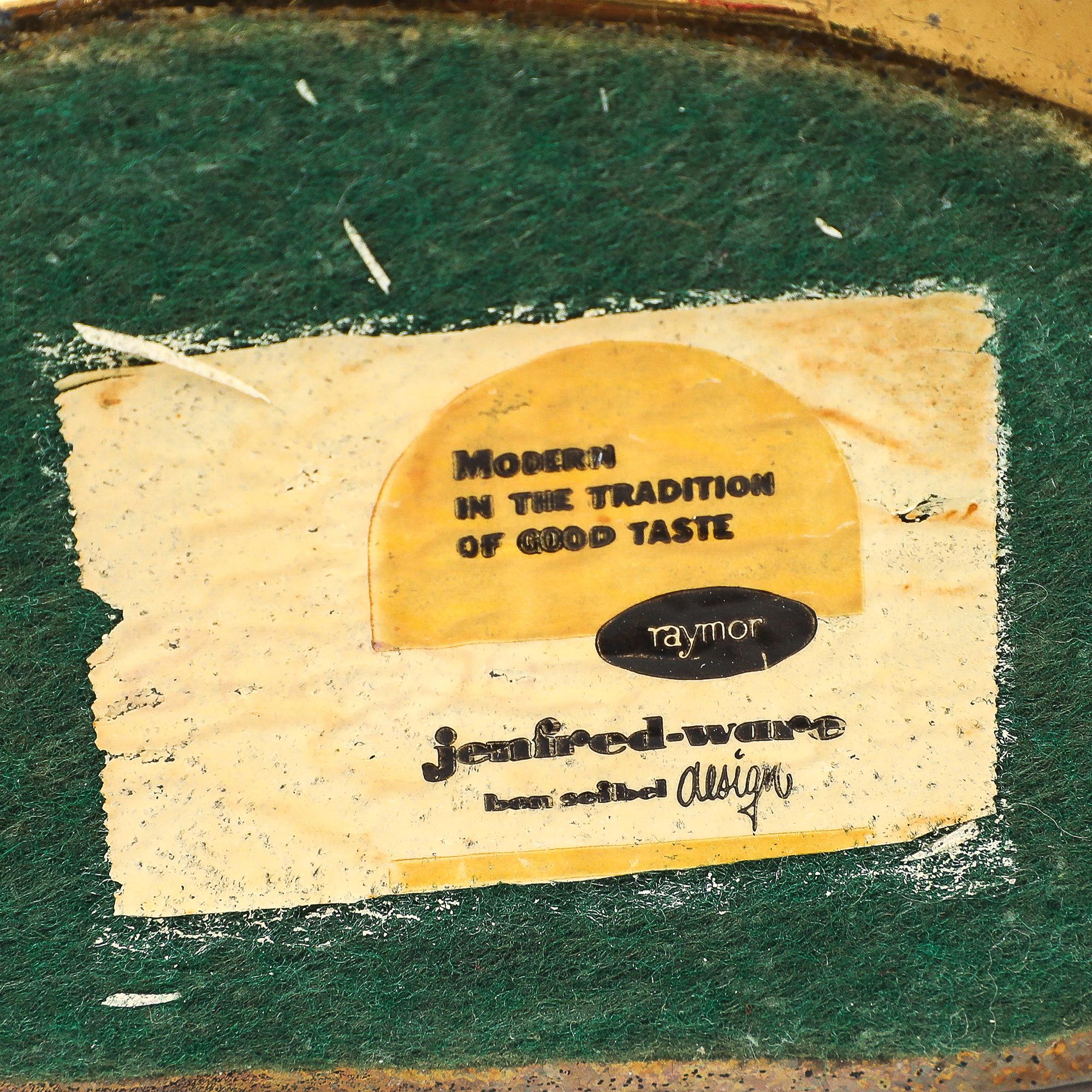 Ben Seibel Stirrup Bookends, Brass, Jenfred-Ware, Raymor, Signed. en vente 5