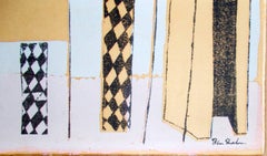 Ben Shahn "Deserted Fairground" Rare 1948 Screenprint