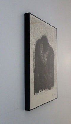 Ben Shahn Despair 1968 Signed Modern Figurative Lithograph Framed