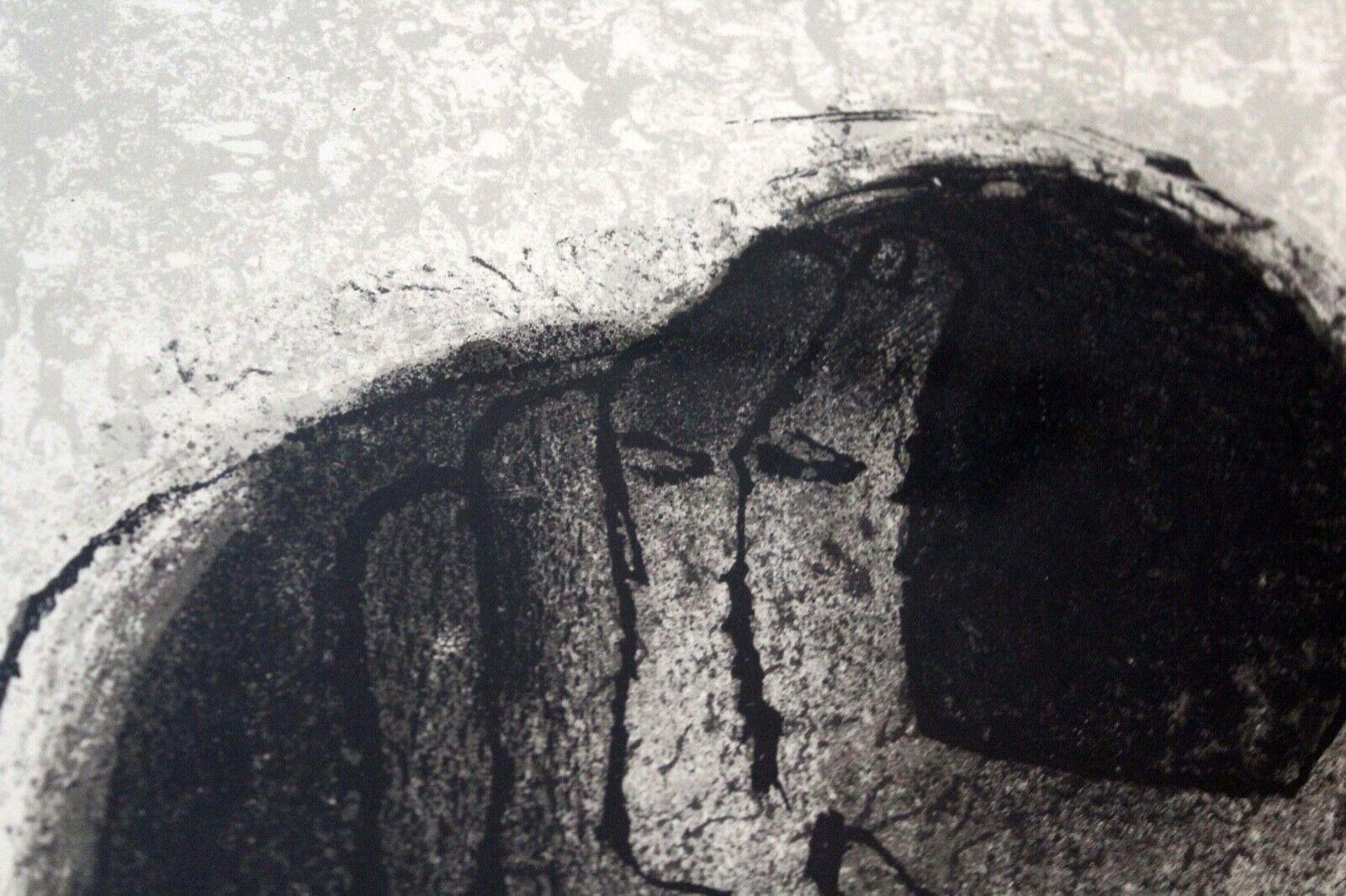 Ben Shahn Despair 1968 Signed Modern Figurative Lithograph Framed In Good Condition In Keego Harbor, MI