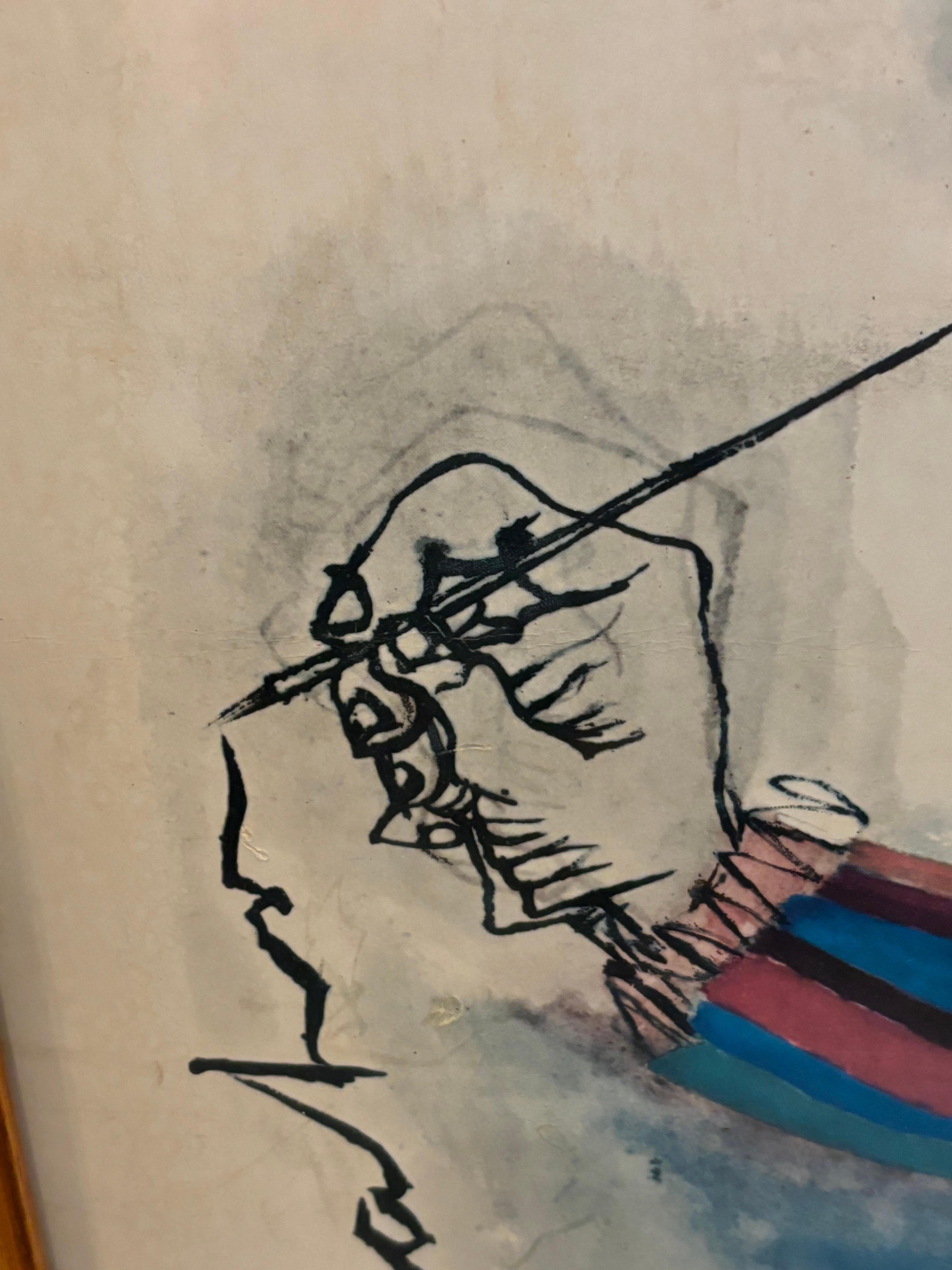 Ben Shahn Exhibition Poster In Good Condition For Sale In Philadelphia, PA