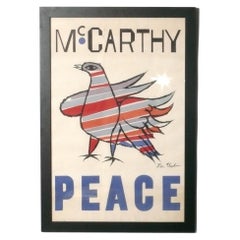 Ben Shahn Lithograph 41" x 28" Mid Century Modern Art