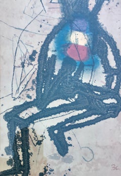 Ben Shahn Original Lithograph Exhibition Poster 1960's, Signed in Plate