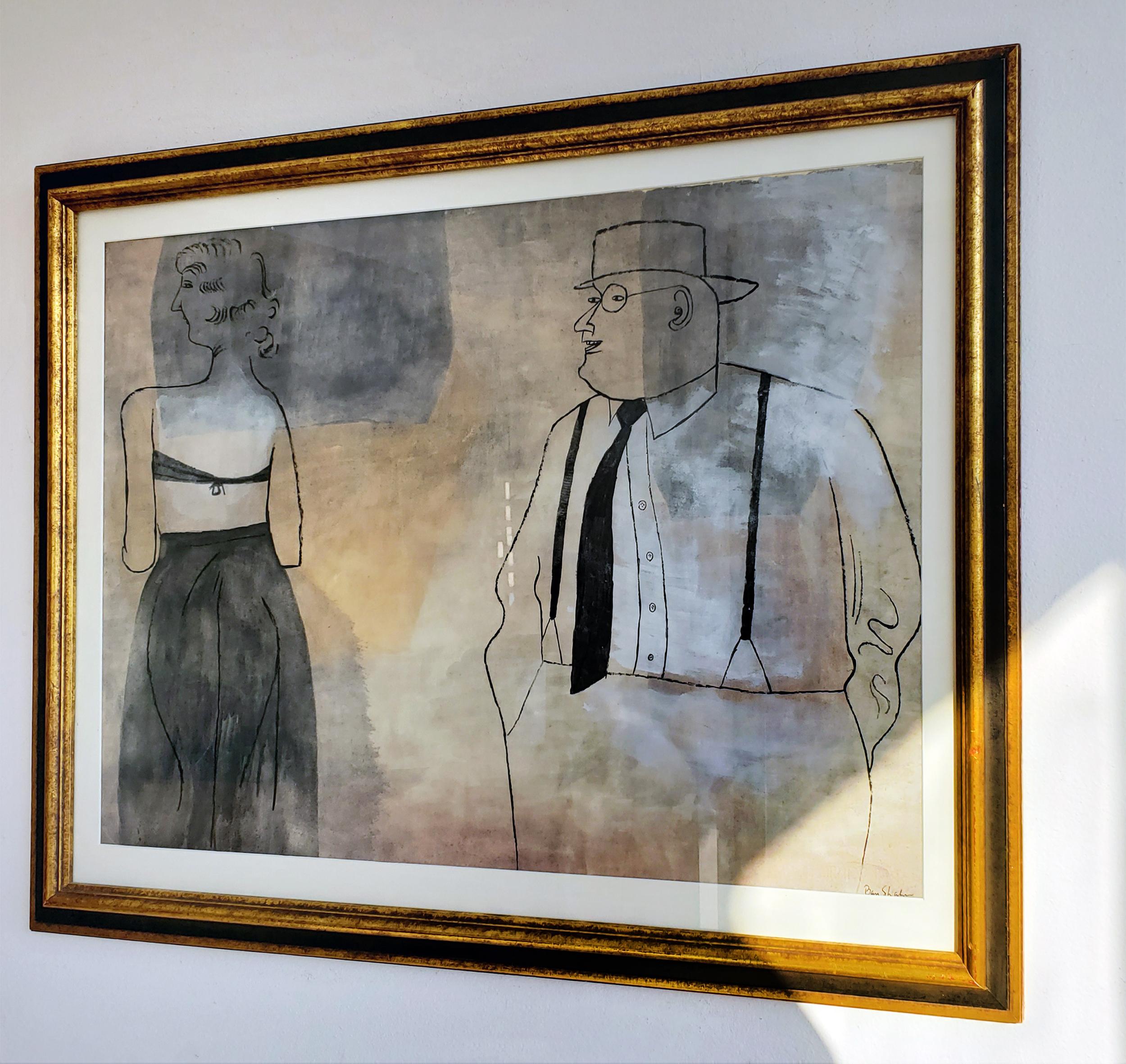 Suzanna und die Ältesten – Painting von Ben Shahn