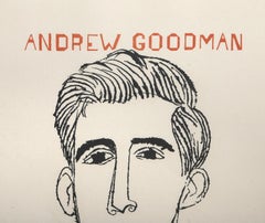 Andrew Andrews da The Nine Drawings Suite, litografia moderna di Ben Shahn