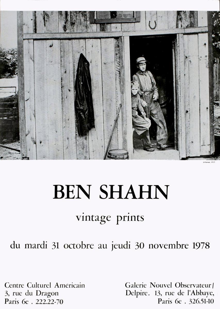 First printing 1978 poster from the Vintage Prints exhibition by Ben Shahn

Paper Size: 22 x 15.75 inches ( 56 x 40 cm )
Image Size: 10.5 x 15.75 inches ( 27 x 40 cm )
Framed: No
Condition: A: Mint

Shipping and Handling:  We ship Worldwide. For