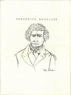 Ben Shahn-Frederick Douglass-22" x 16.75"-Lithograph-1965-Modernism